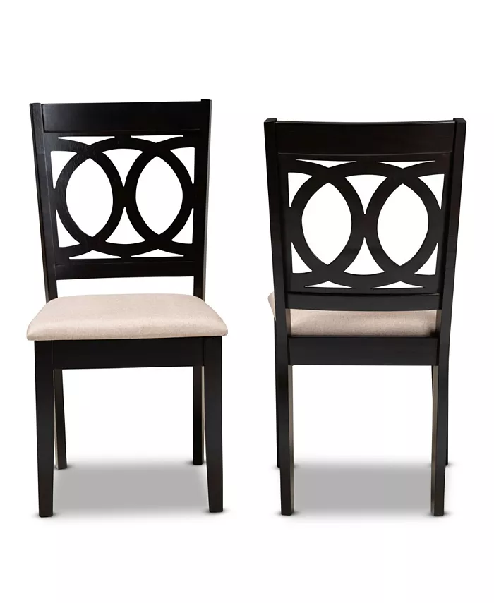 Furniture Furniture Lenoir Transitional 2 Piece Dining Chair Set with Seat