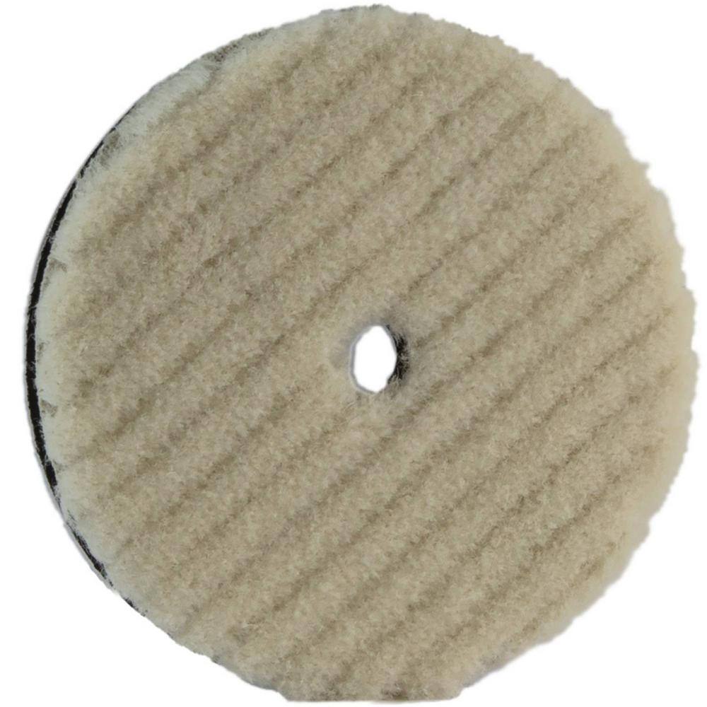 Makita 3 in. Hook and Loop Short-Haired Wool Cutting Pad 191N92-5