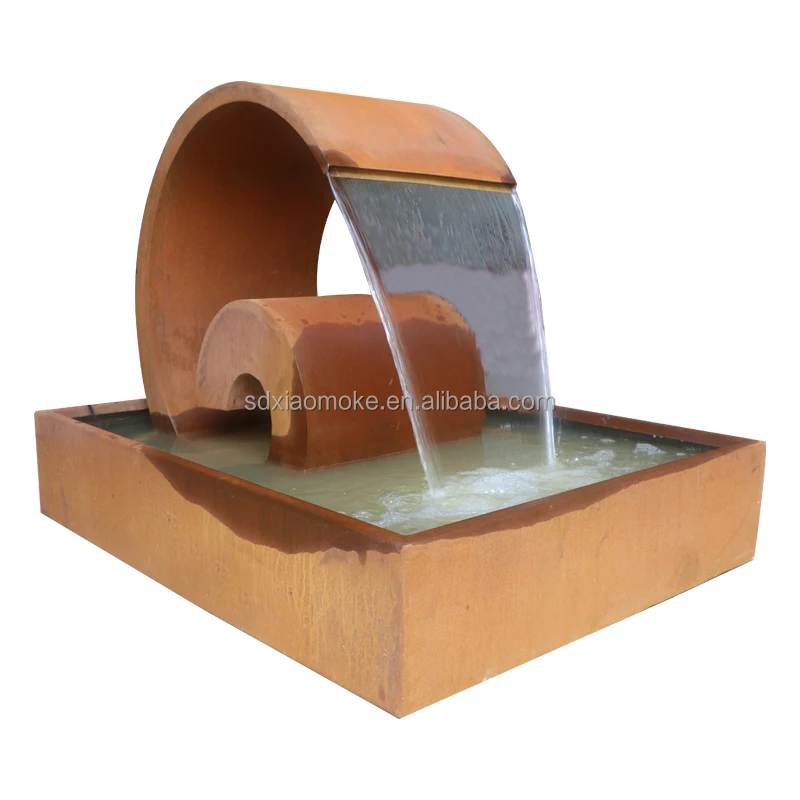 outdoor fountain waterfall 2023 new products  water feature outdoor metal fountain for garden