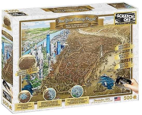 New York Scratch Off  Jigsaw Puzzle (500 Pieces)