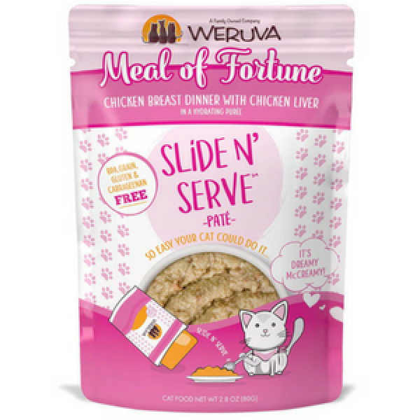 Weruva Slide N' Serve Meal of Fortune Chicken Breast Dinner with Chick