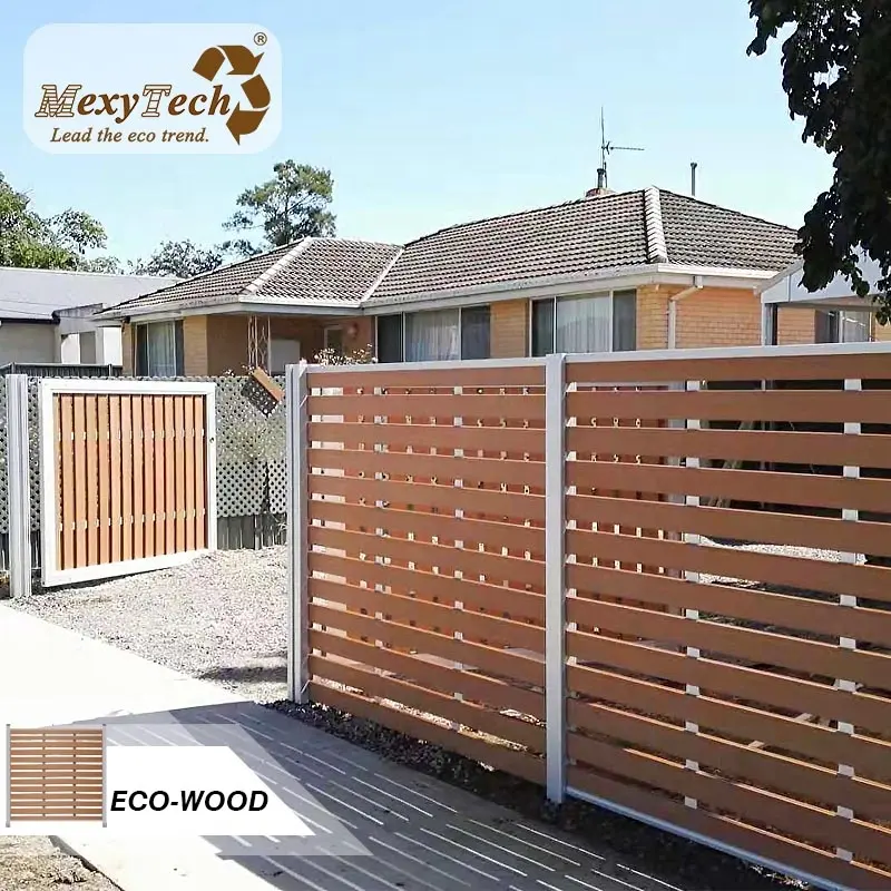 factory supply OEM ODM composite fence board   wood plastic composite fence  WPC fence panel