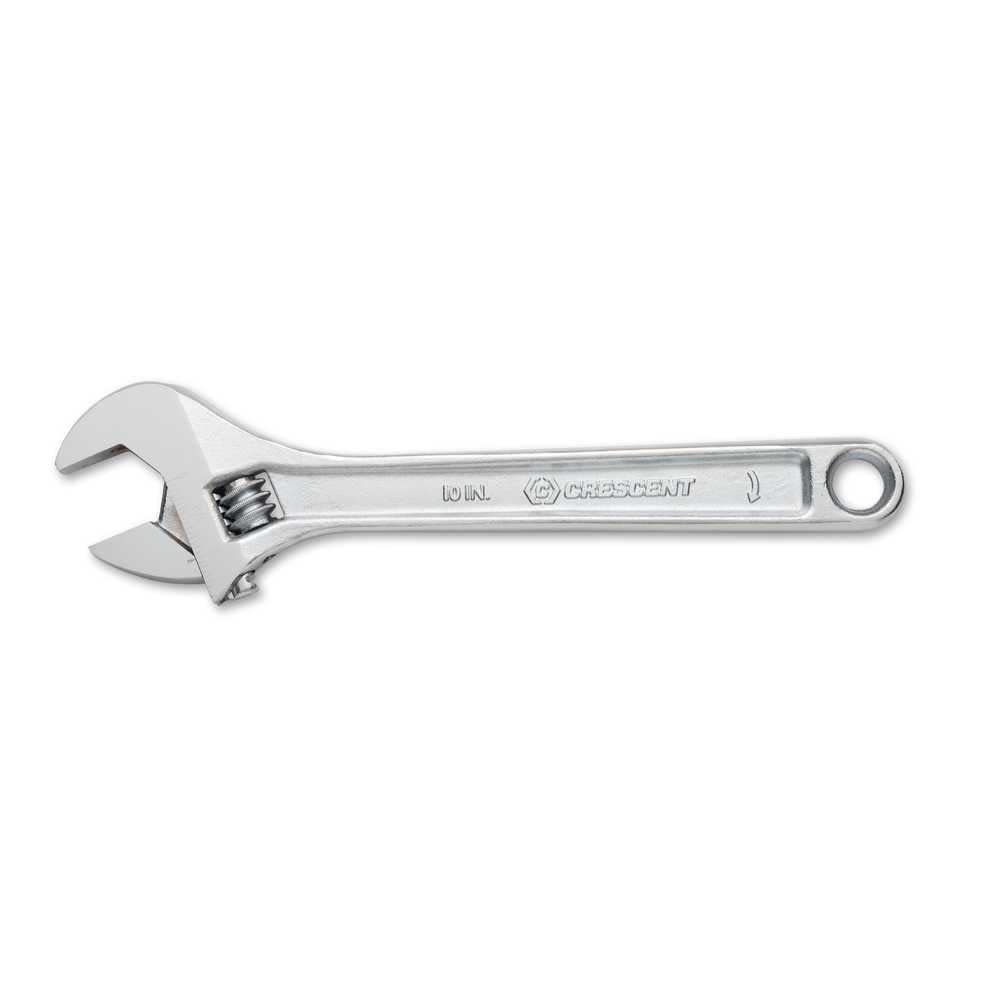 Adjustable Wrench 10 In. Chrome Finish