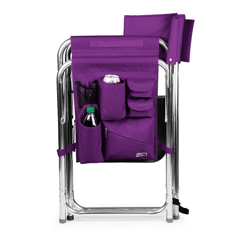 Picnic Time Colorado Rockies Sports Side Table Chair