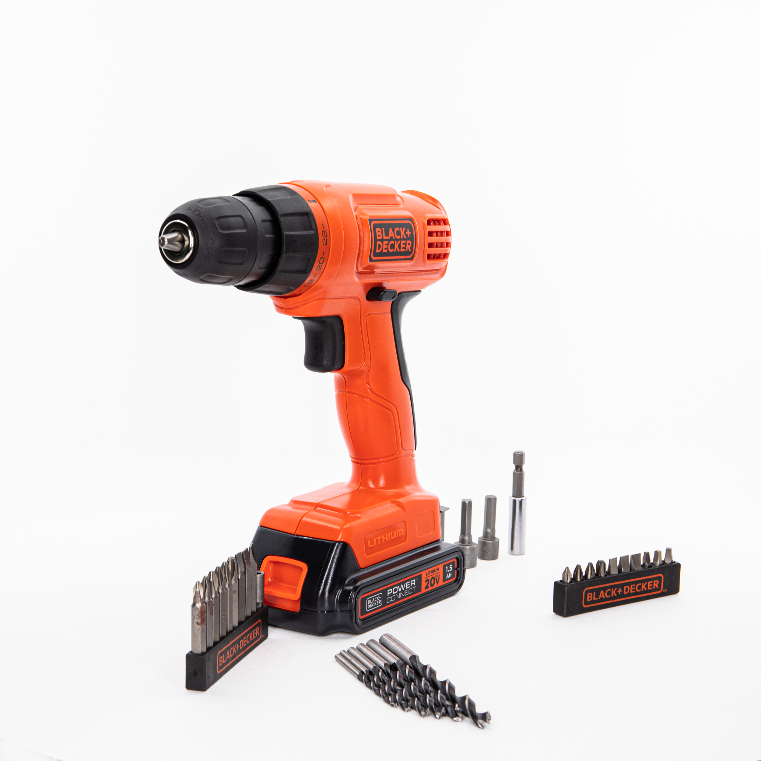 20V MAX* POWERCONNECT™ Cordless Drill/Driver + 30 Pc. Kit