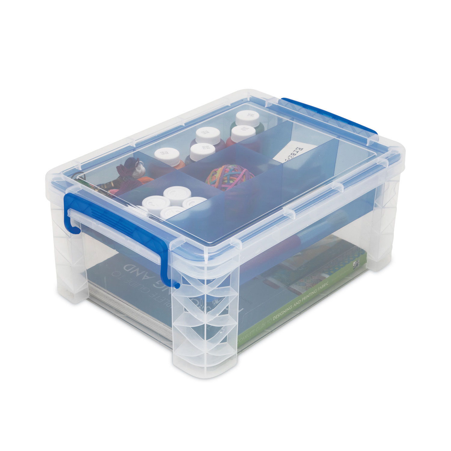 Super Stacker Divided Storage Box by Advantus AVT37371