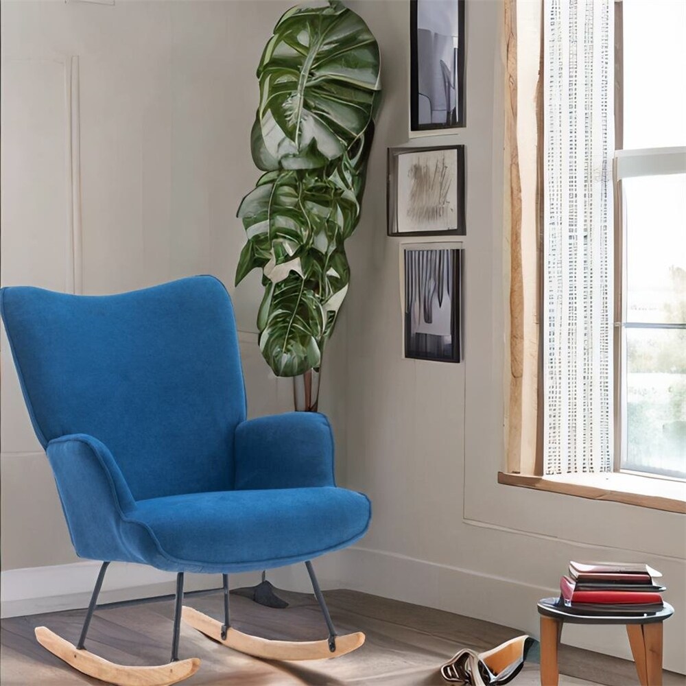 Simple Modern Style Rocking Chair for Living Room