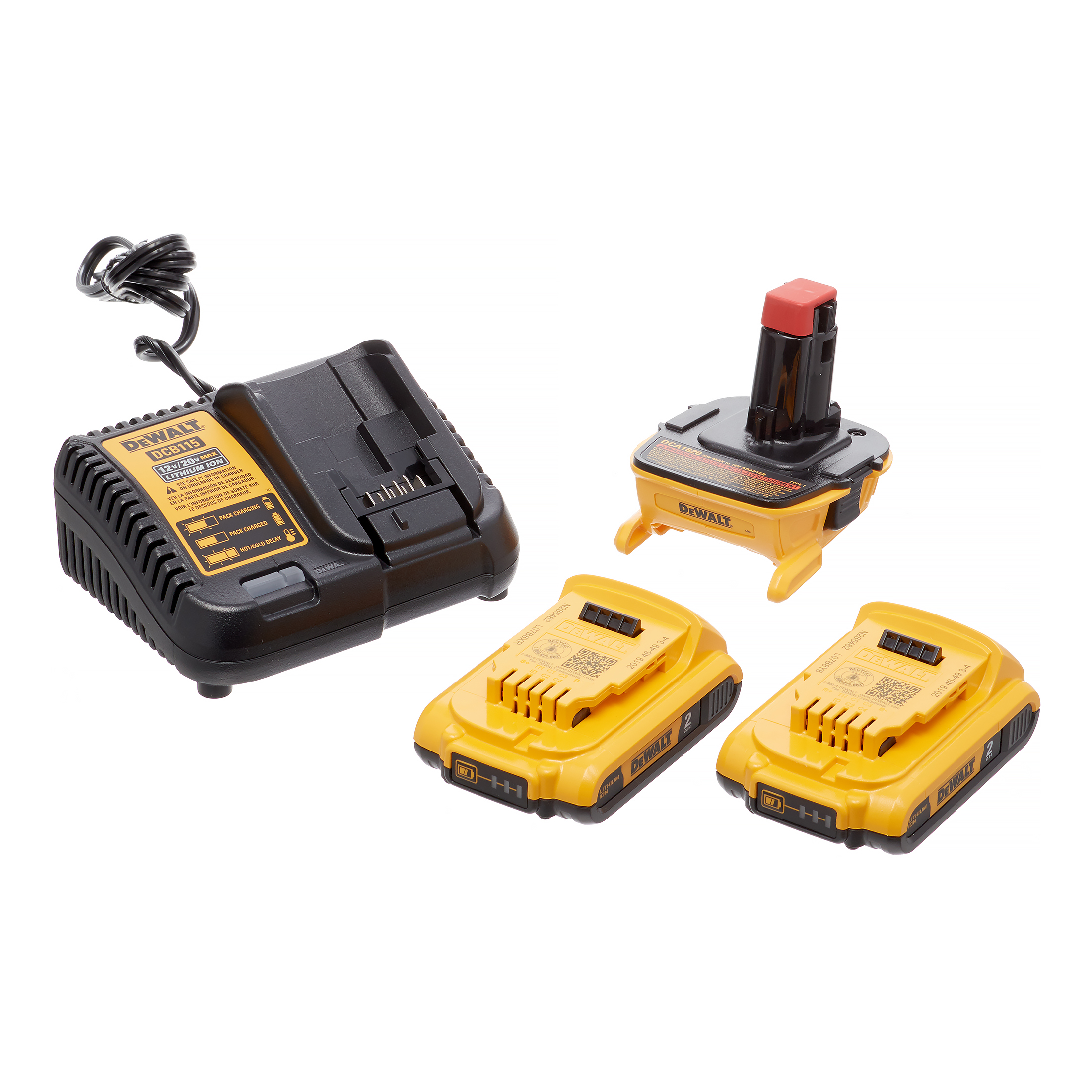 DeWalt 20V MAX* Battery Adapter Kit for 18V Tools (2-Pack)