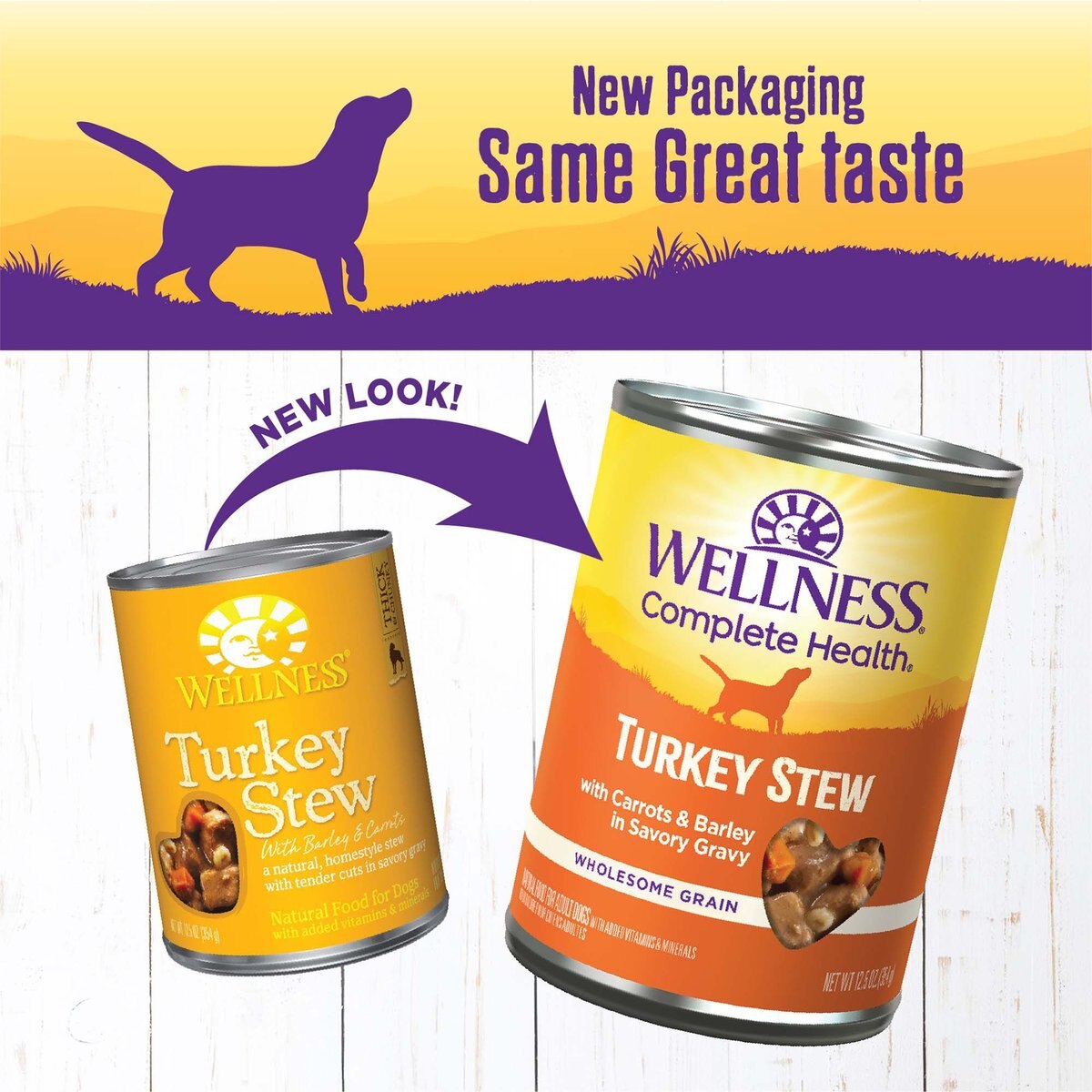 Wellness Turkey Stew with Barley and Carrots Canned Dog Food