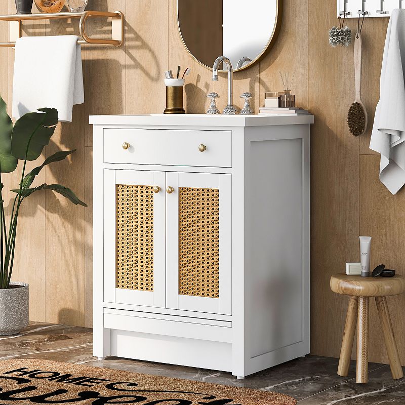 Merax Bathroom Vanity With Single Sink