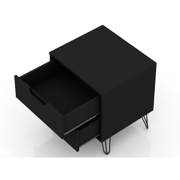 Rockefeller 2.0 Nightstand in Black