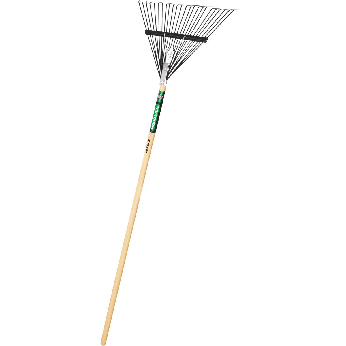 Tru-Tough Steel Leaf Rake With Wood Handle