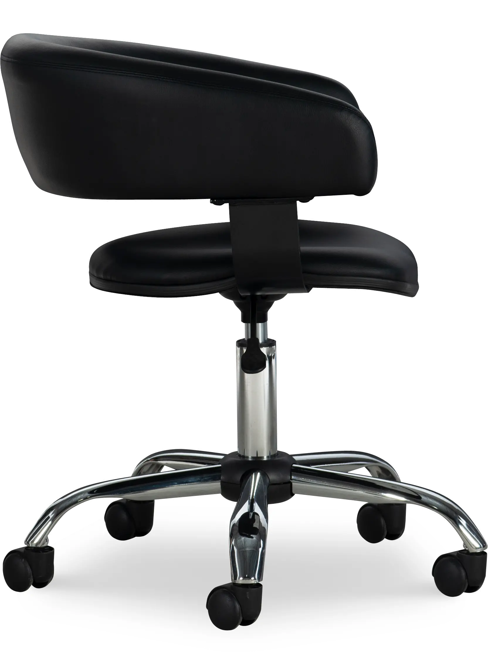 Devan Black Pu Barrel Abs Office Chair