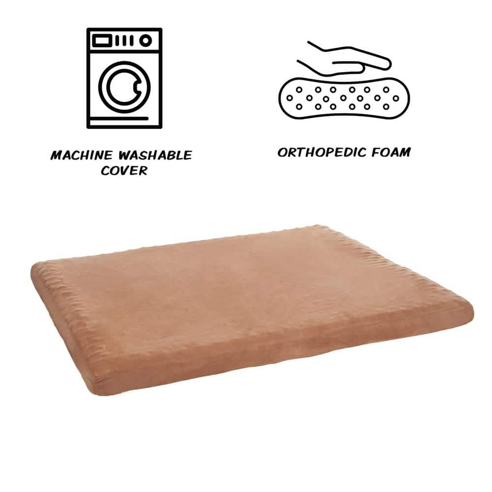 PAW Large Clay Orthopedic Super Foam Pet Bed 80-00323