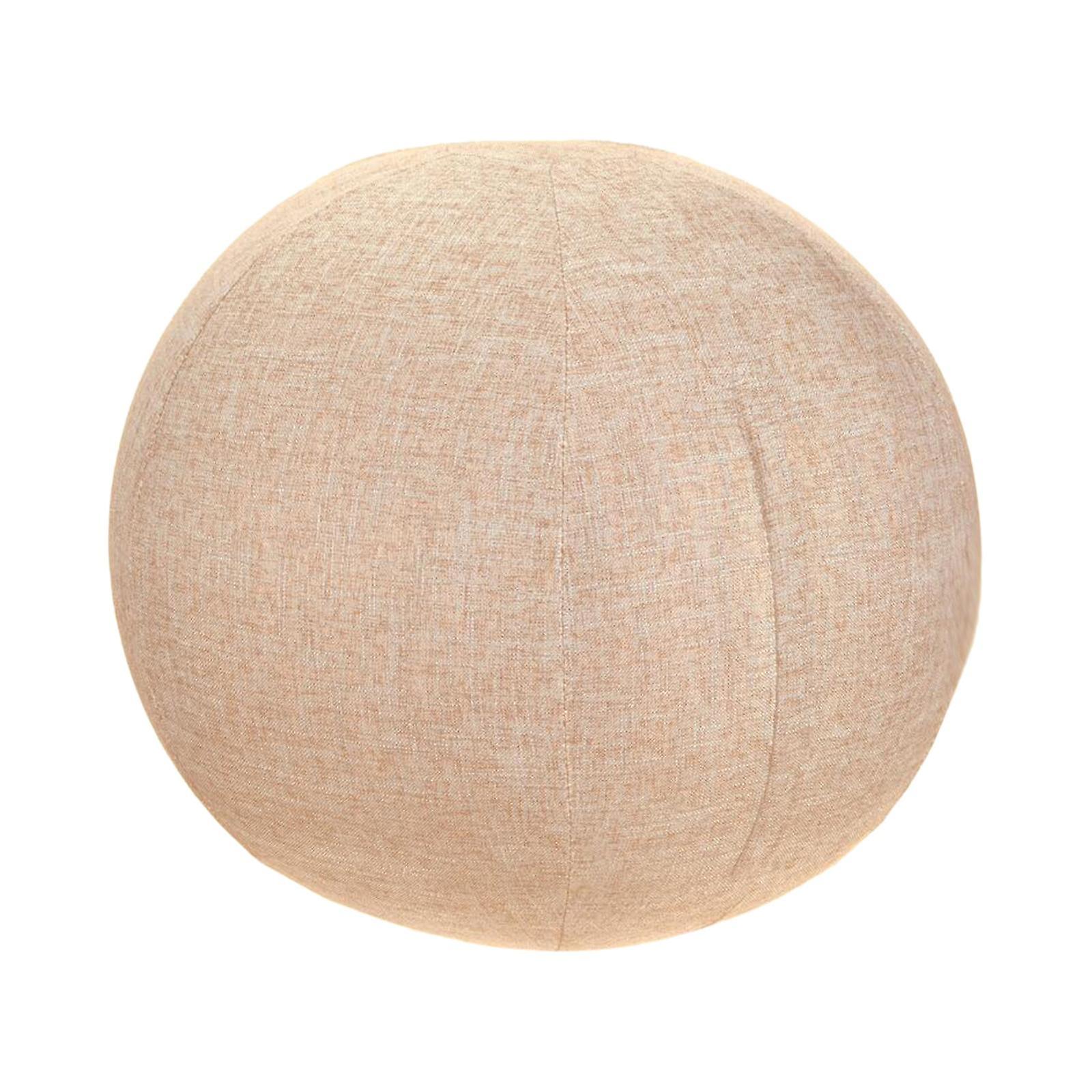 Yoga Ball Cover Foldable Protective Ball Cover Anti Burst Ball Cover Beige 65cm