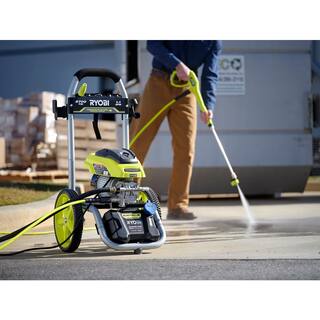 RYOBI 2700 PSI 1.1 GPM Cold Water Electric Pressure Washer and 12 in. Surface Cleaner with Caster Wheels RY142711-SC12