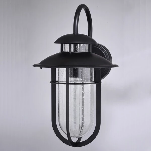 Bar Harbor 1 Light Bronze Coastal Outdoor Wall Lantern Clear Glass Shopping - The Best Deals on Outdoor Wall Lanterns | 35842709