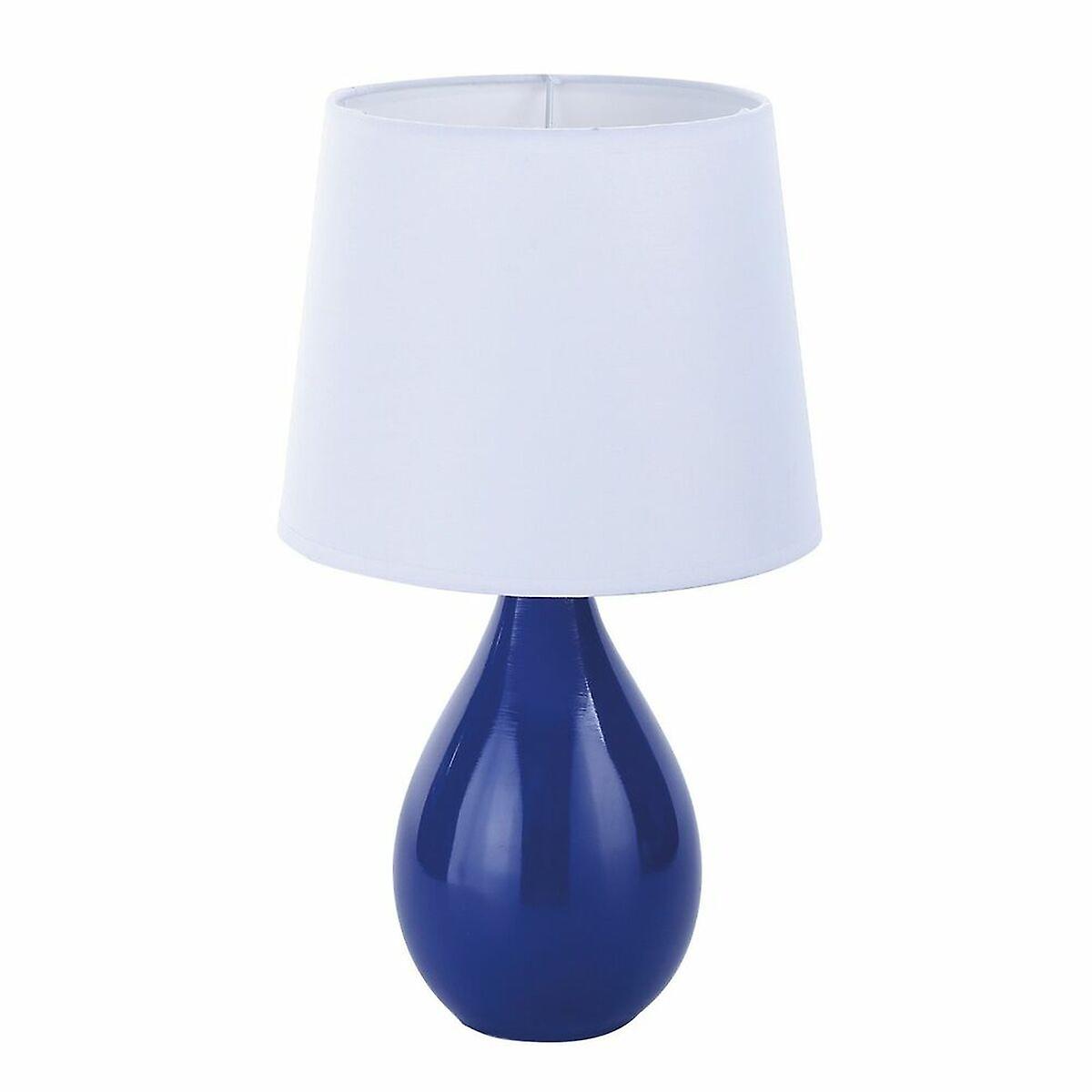 Desk lamp Versa Aveiro Blue Ceramic (20 x 35 x 20 cm)