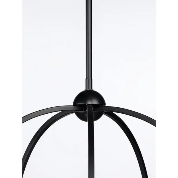 Seneca Collection 5-Light Matte Black Farmhouse Chandelier Light - N/A Shopping - The Best Deals on Chandeliers