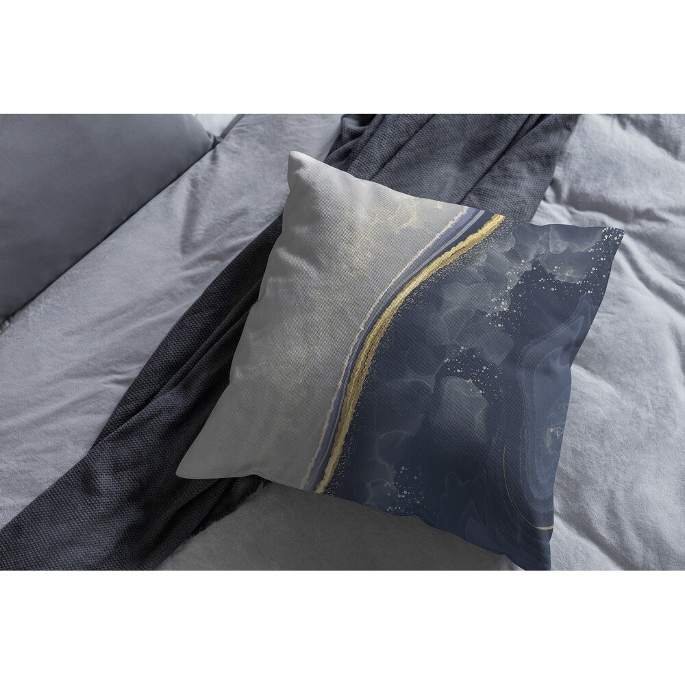 SILICA NAVY Accent Pillow By Kavka Designs