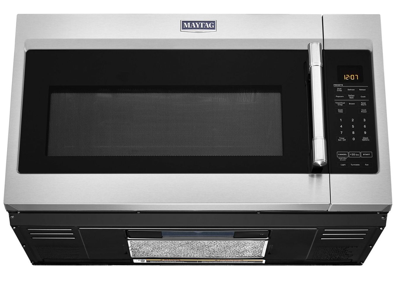 Maytag 1.9 Cu. Ft. Fingerprint Resistant Stainless Steel Over-The-Range Microwave With Dual Crisp Feature