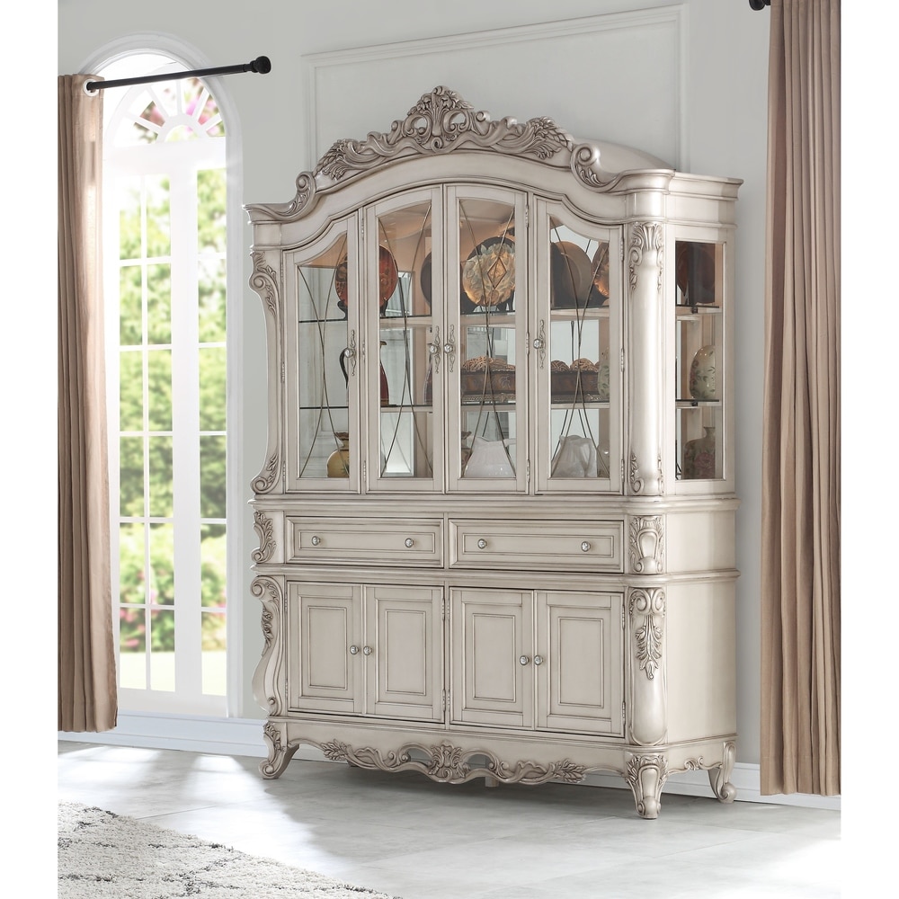 ACME Gorsedd Hutch and Buffet in Antique White