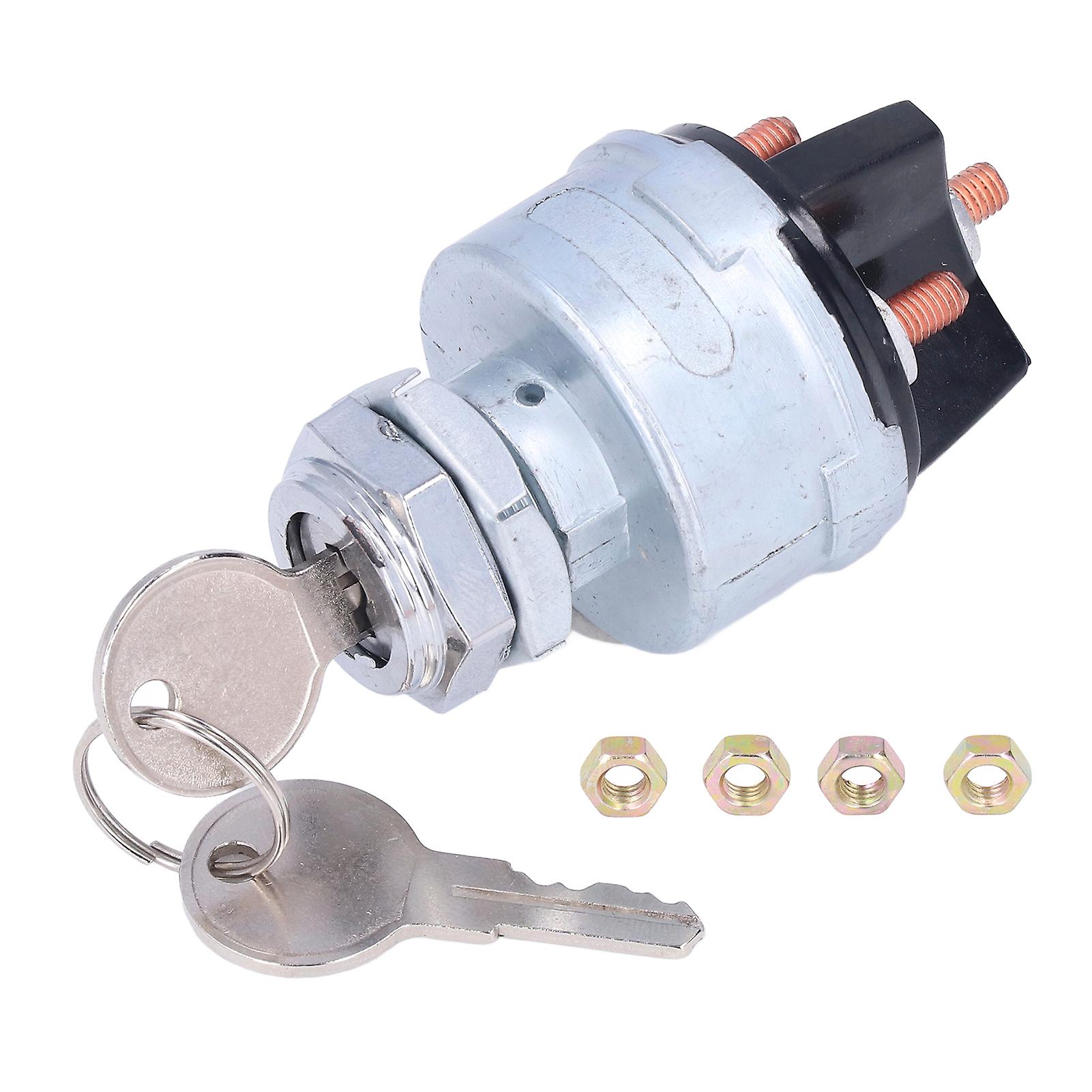 4 Position Engine Ignition Starter Switch With 2 Keys D250e Universal For Car Truck Agricultural Vehicle