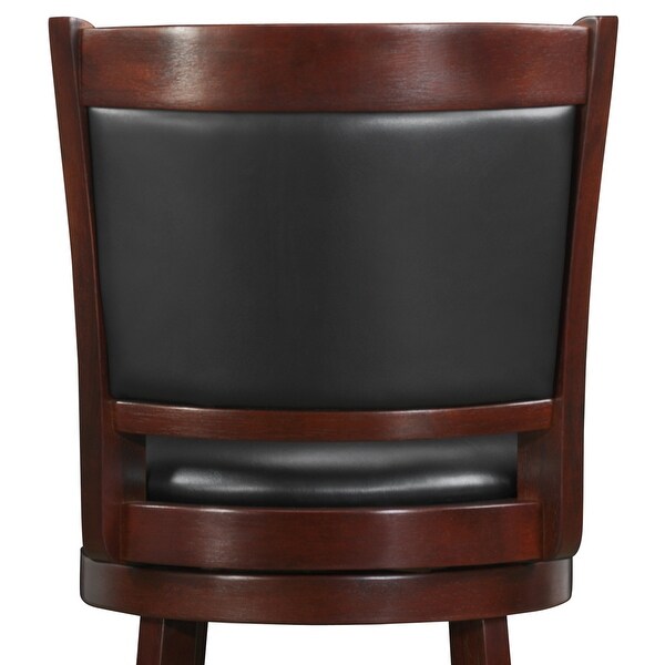 Verona Swivel High Back Counter Height Stool by iNSPIRE Q Classic