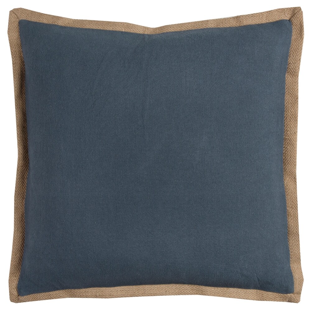 Rizzy Home Natural Jute Throw Pillow Cover