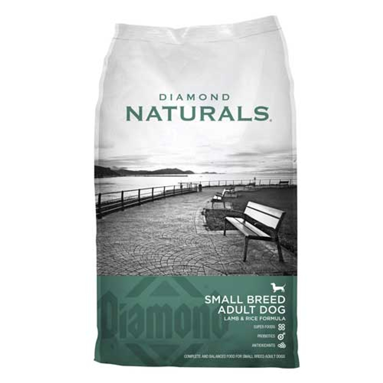 Diamond Naturals Small Breed Adult Dog Lamb and Rice Dry Dog Food， 18 Lbs.