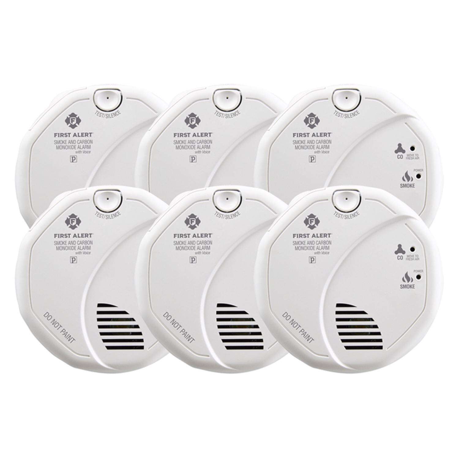 First Alert Hard-Wired w/Battery Back-up Photoelectric Smoke and Carbon Monoxide Detector