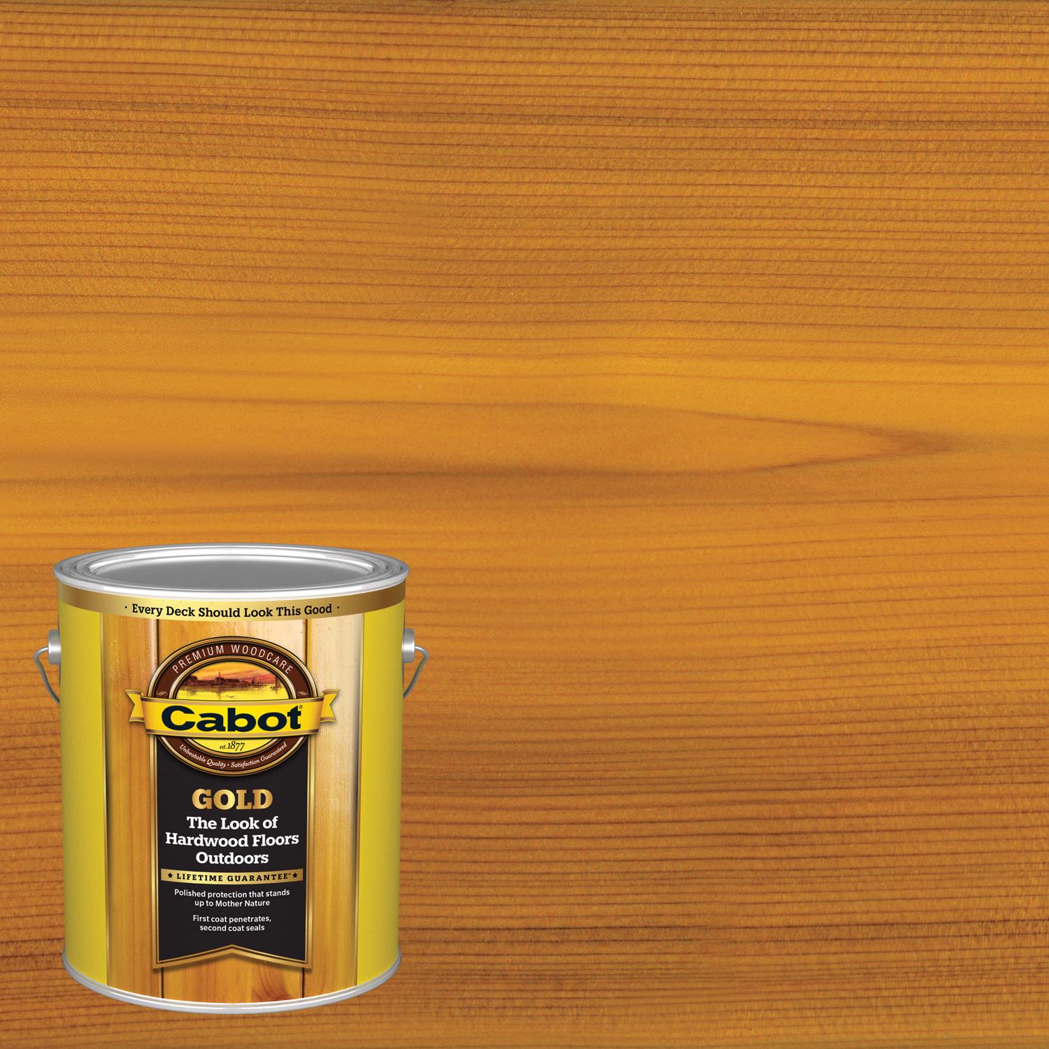 Cabot Gold Satin Sun-Drenched Oak Oil-Based Deck Varnish 1 gal