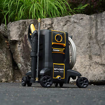 Powerplay Spyder 2000 PSI Electric Pressure Washer with 4-wheel Steering and High Pressure Foam Cannon