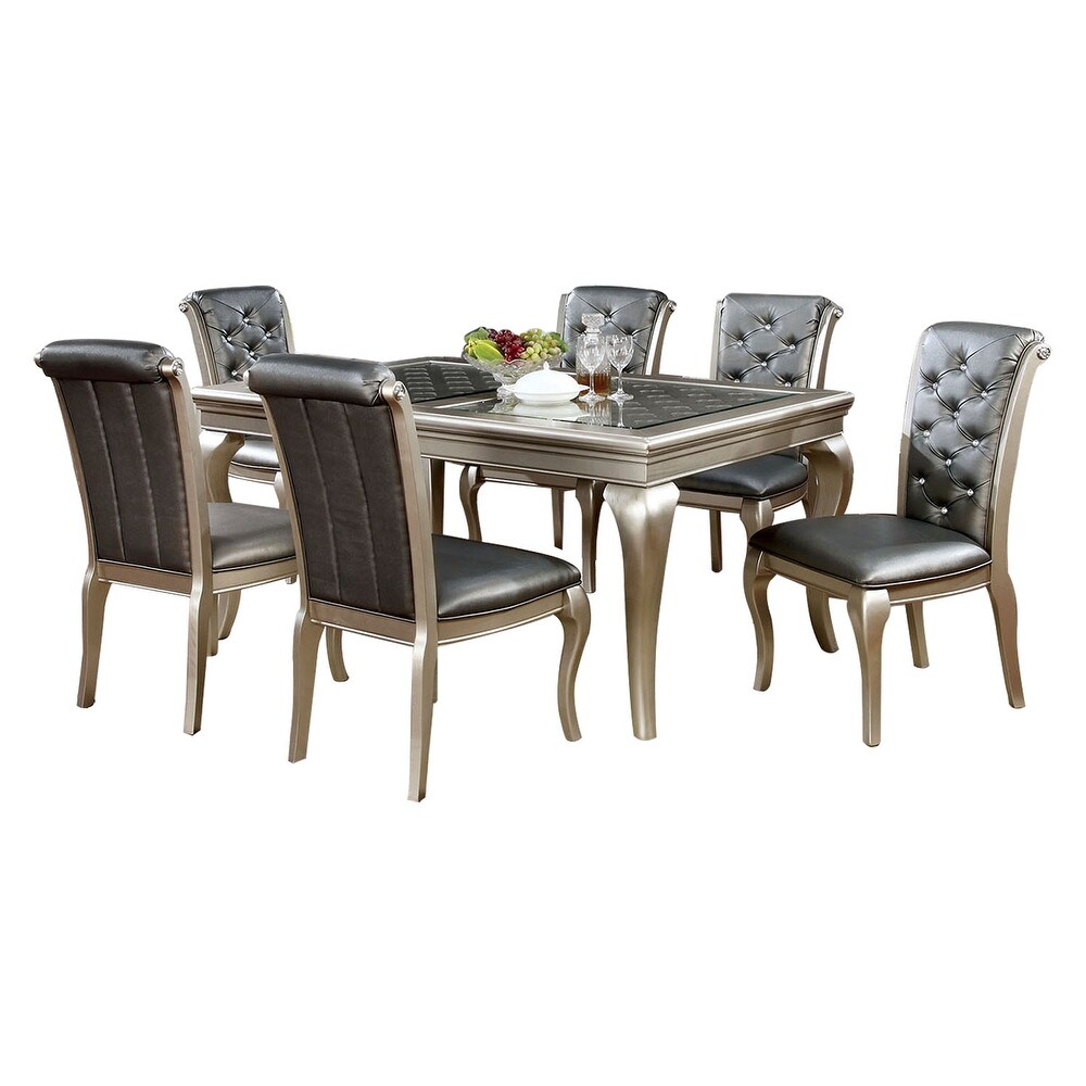 Dining Table Set in Champagne