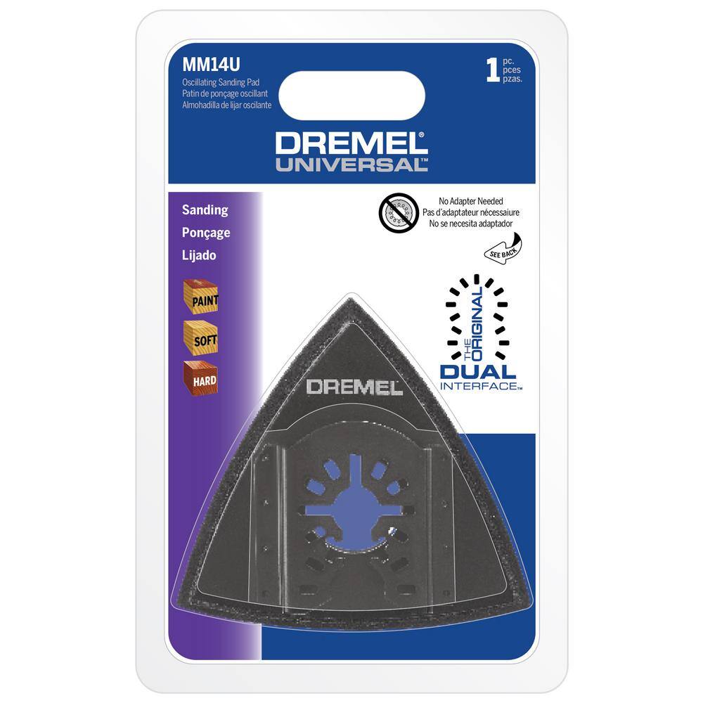 Dremel Universal Sanding and Surface Removal Hook and Loop Oscillating Multi-Tool Blade Backer Pad (1-Piece) MM14U