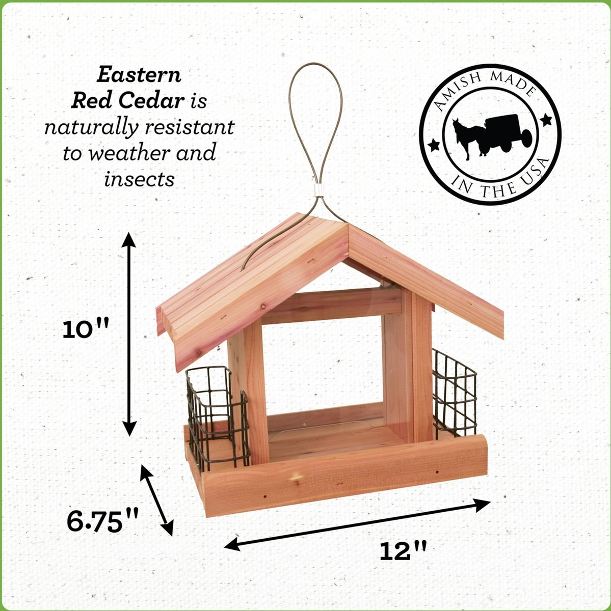 Pennington Cedar Chalet Bird Feeder