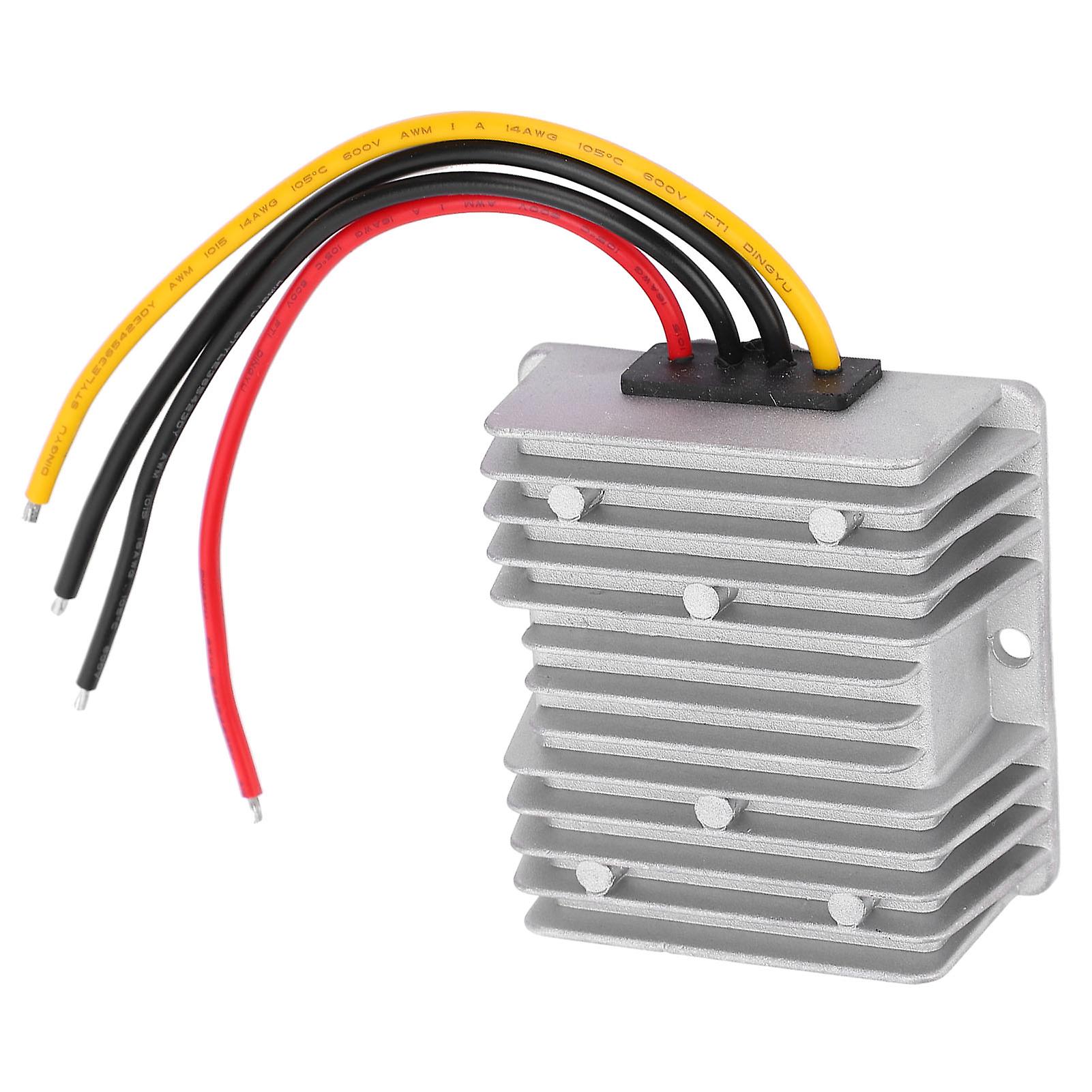 Power Converter 24v To 13.8v 15a Dcdc Waterproof Module Aluminum Alloy + Silicone