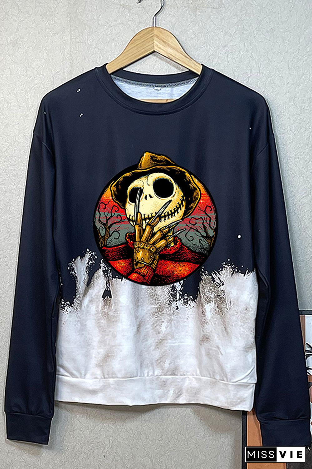 Jack Skellington Freddy Krueger Sweatshirt Women Wholesale