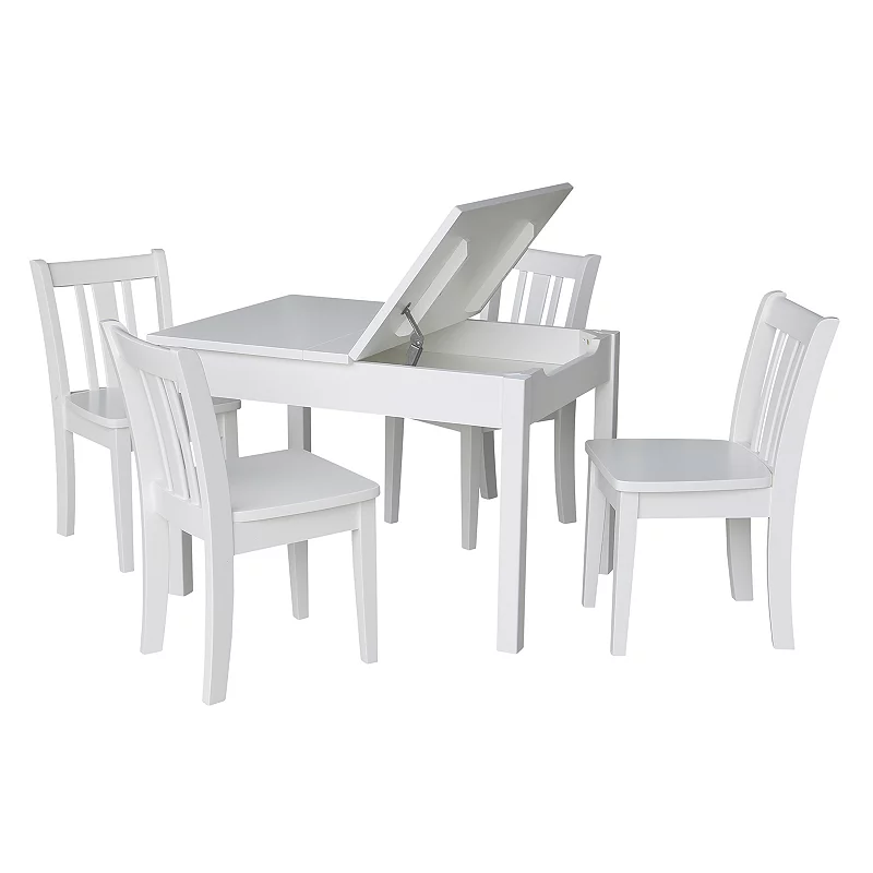 International Concepts San Remo Juvenile Dining Table and Chair 5-pc. Set