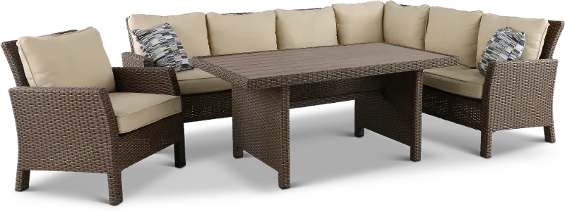 Arcadia 4 Piece Outdoor Patio Furniture Set