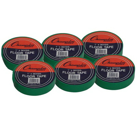 Champion Sports CHS1X36FTGN 6 Floor Tape Green (6 ...