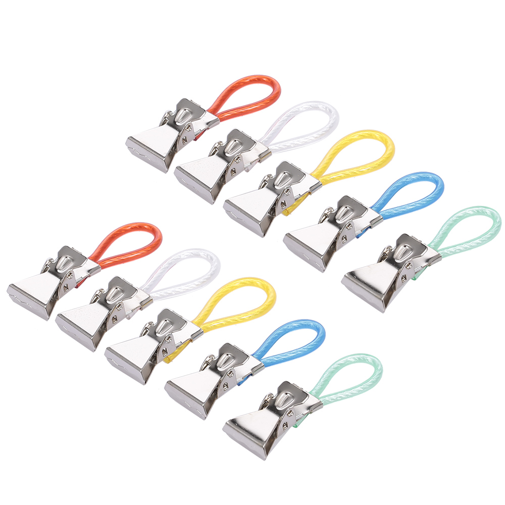 10PCS Tea Towel Clips Cloth Hanging Metal Clips Hand Towel for Kitchen Bathroom Afternoon Tea Oven Mitt Kids Pet