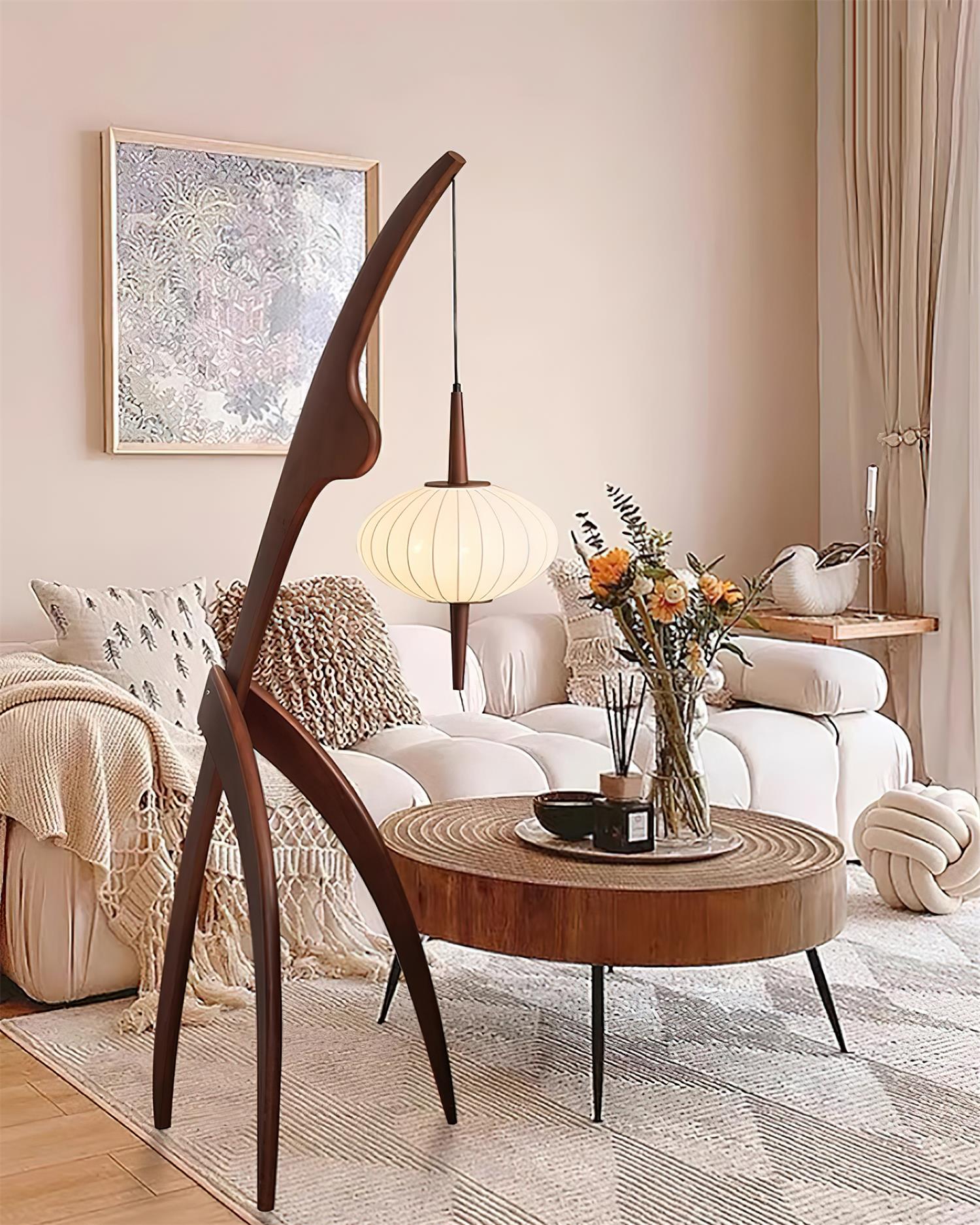 Mantis Wood Floor Lamp