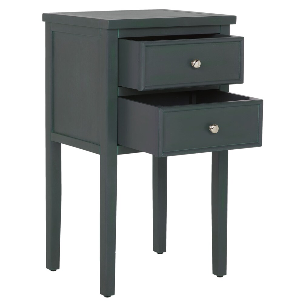 SAFAVIEH Toby Dark Teal End Table   16.9\