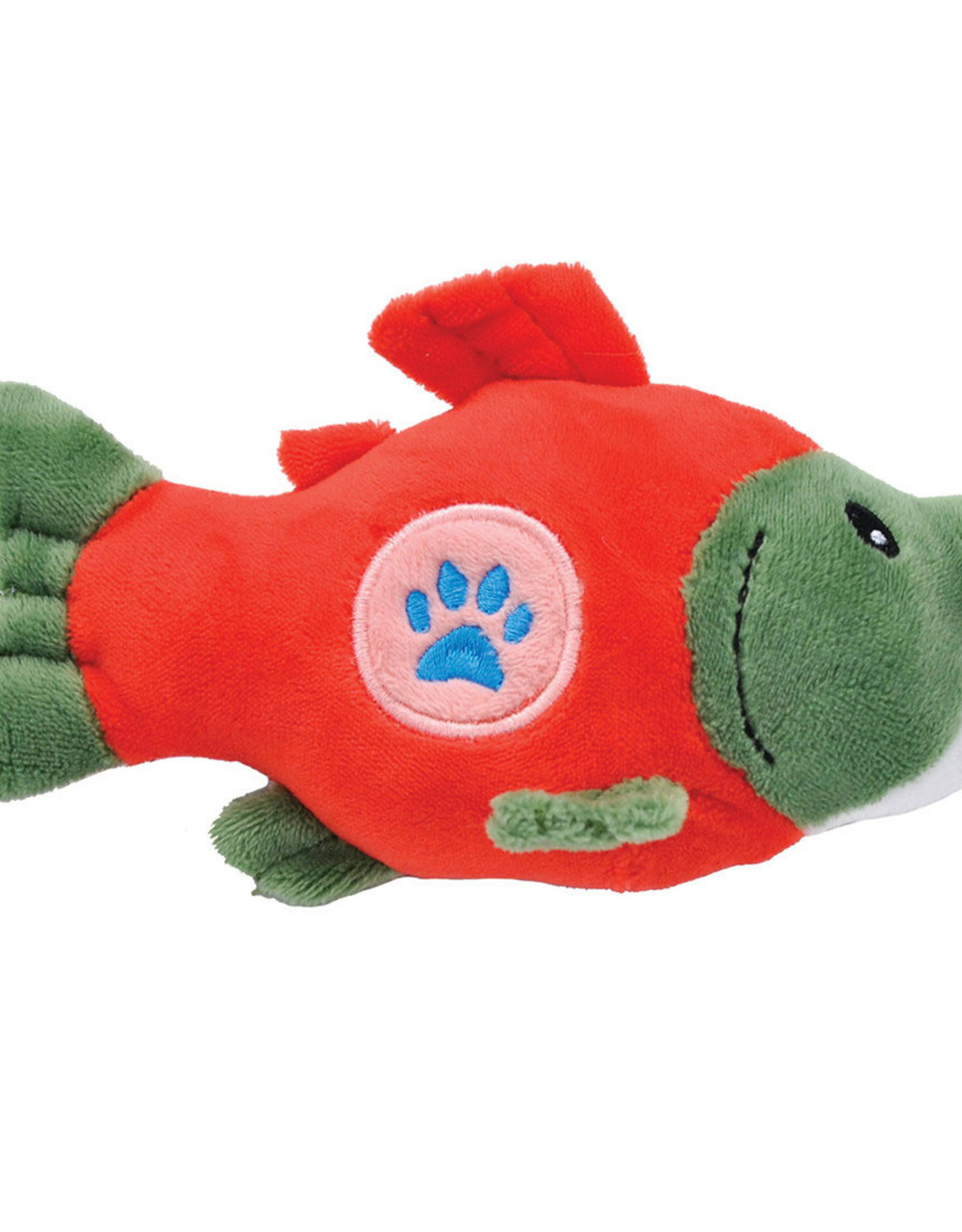 Li'l Pals Paw Plush Salmon Dog Toy， 5