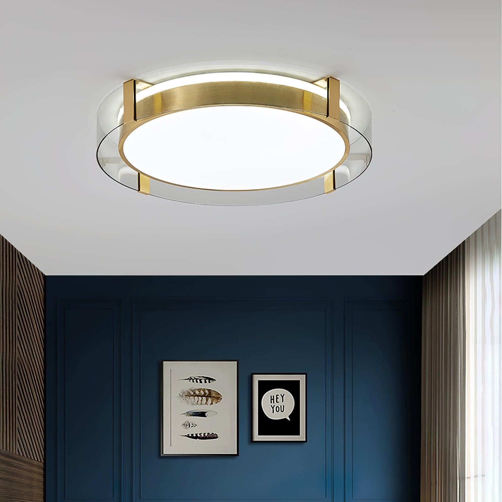 Round Low Profile Ceiling Light