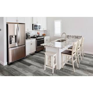 Home Decorators Collection Firview Lookout Gray 12 MIL x 7.6 in. W x 42 in. L Waterproof Luxury Vinyl Plank Flooring (914.3 sqftpallet) VTRHDFIRLOO742P