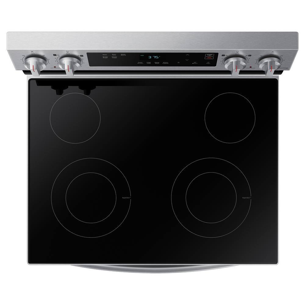  6.3 cu. ft. Smart Freestanding Electric Range with Steam Clean in Stainless Steel NE63A6111SS