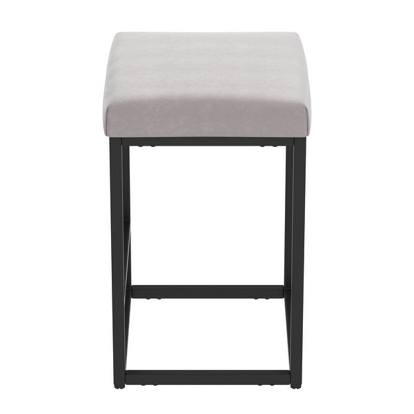 Modern Bar Stools，Set of 2，for Kitchen Counter Farmhouse