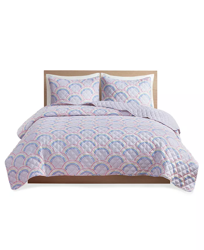 JLA Home Rainbow Reversible Quilt Mini Set